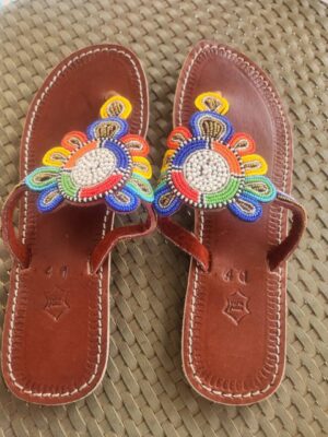 Kenyan Maasai Leather Sandals